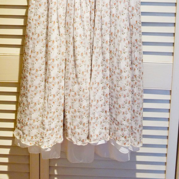 Italian Designer Otto d'Ame floral crepe dress size 4 - Picture 4 of 13